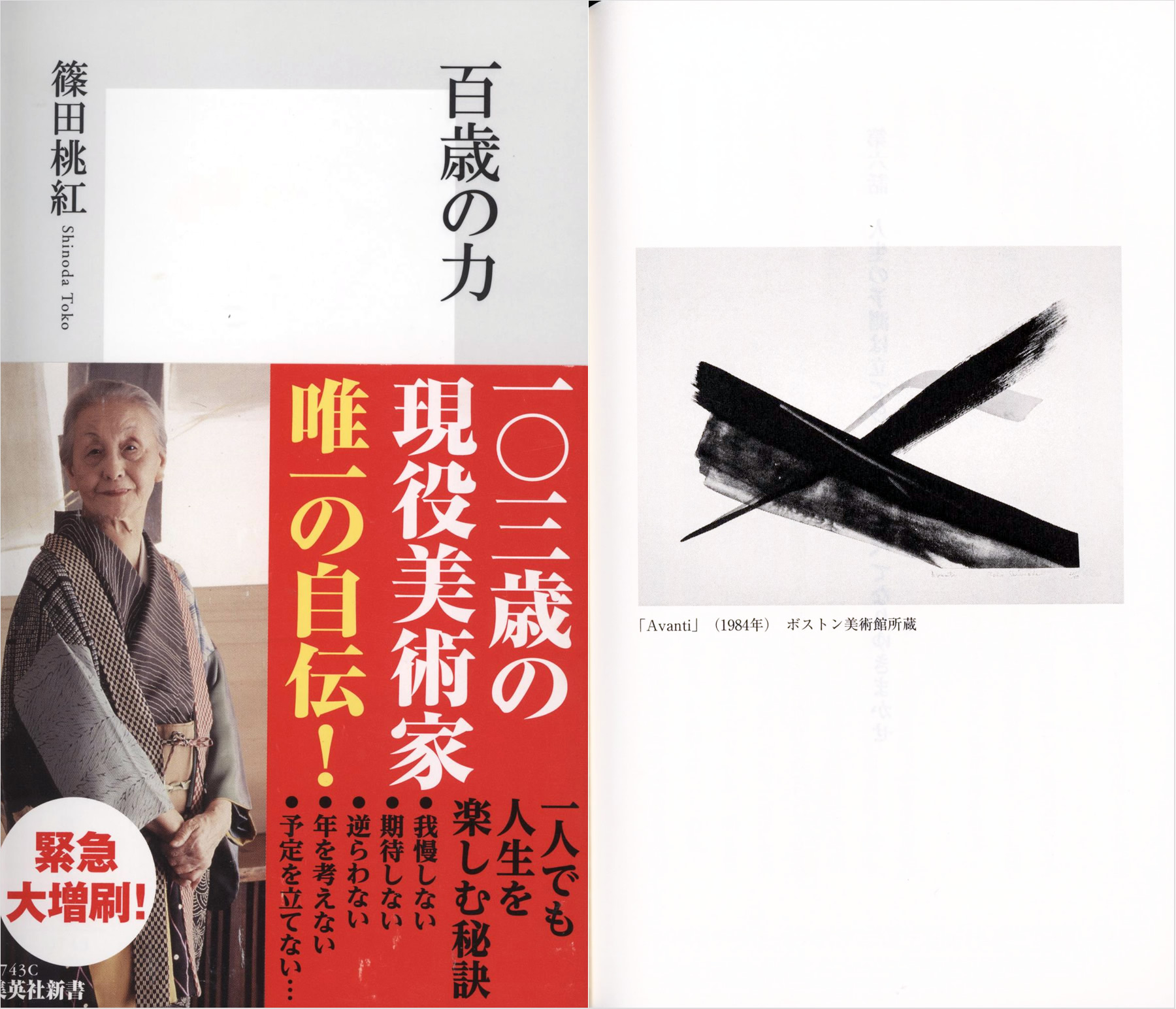 百歳の力(著)篠田 桃紅/集英社