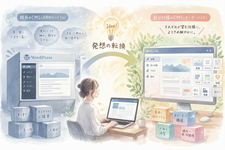 「それぞれが望む仕様に」に掲載している画像